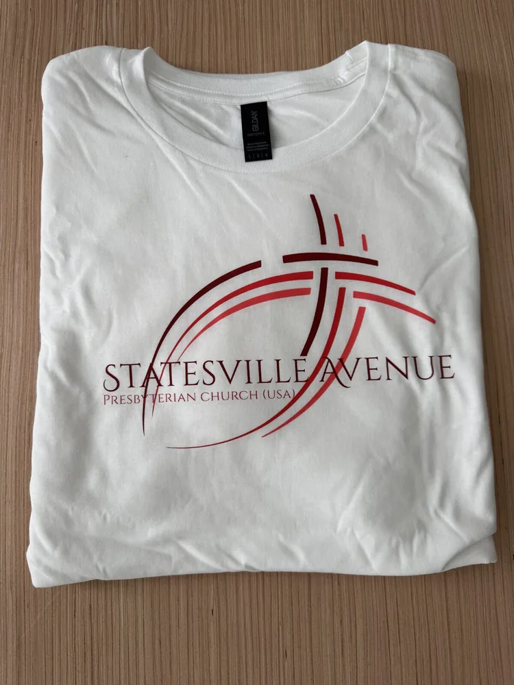 Custom screen printed t-shirt for Statesville Avenue Presbyterian Church