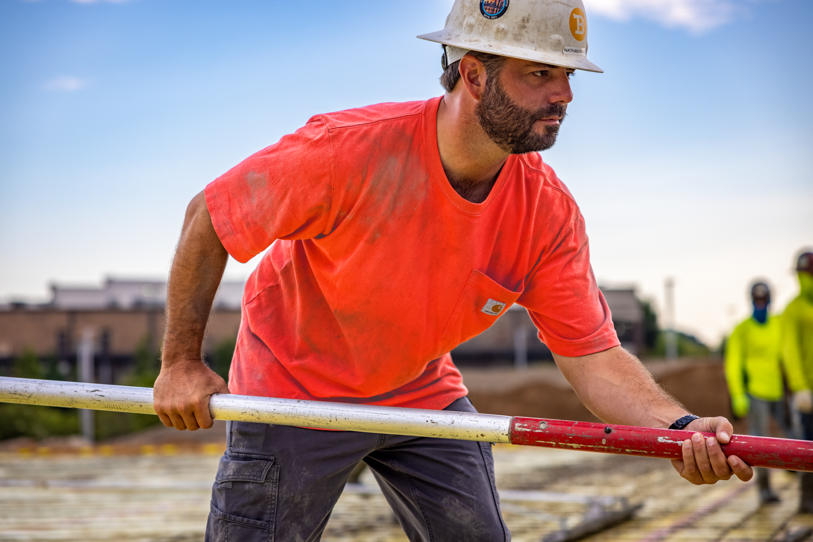 Safety Orange Carhartt T-Shirt