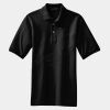 Heavyweight Cotton Pique Polo with Pocket Thumbnail